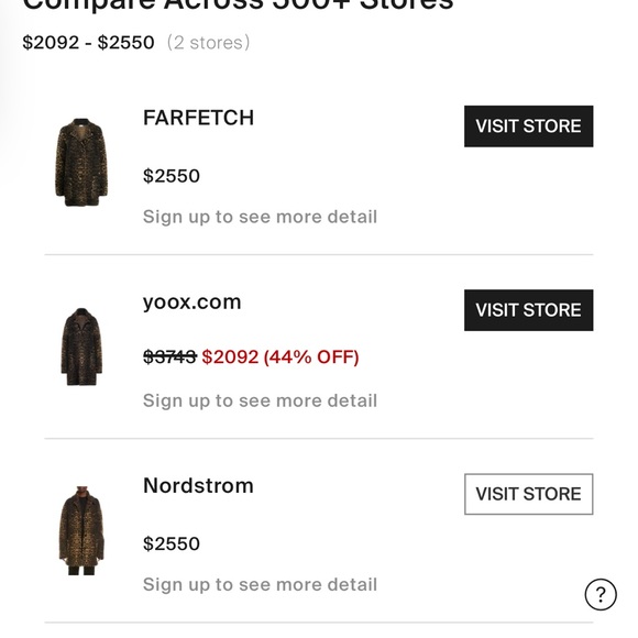 YSL leopard coat - Picture 5 of 5